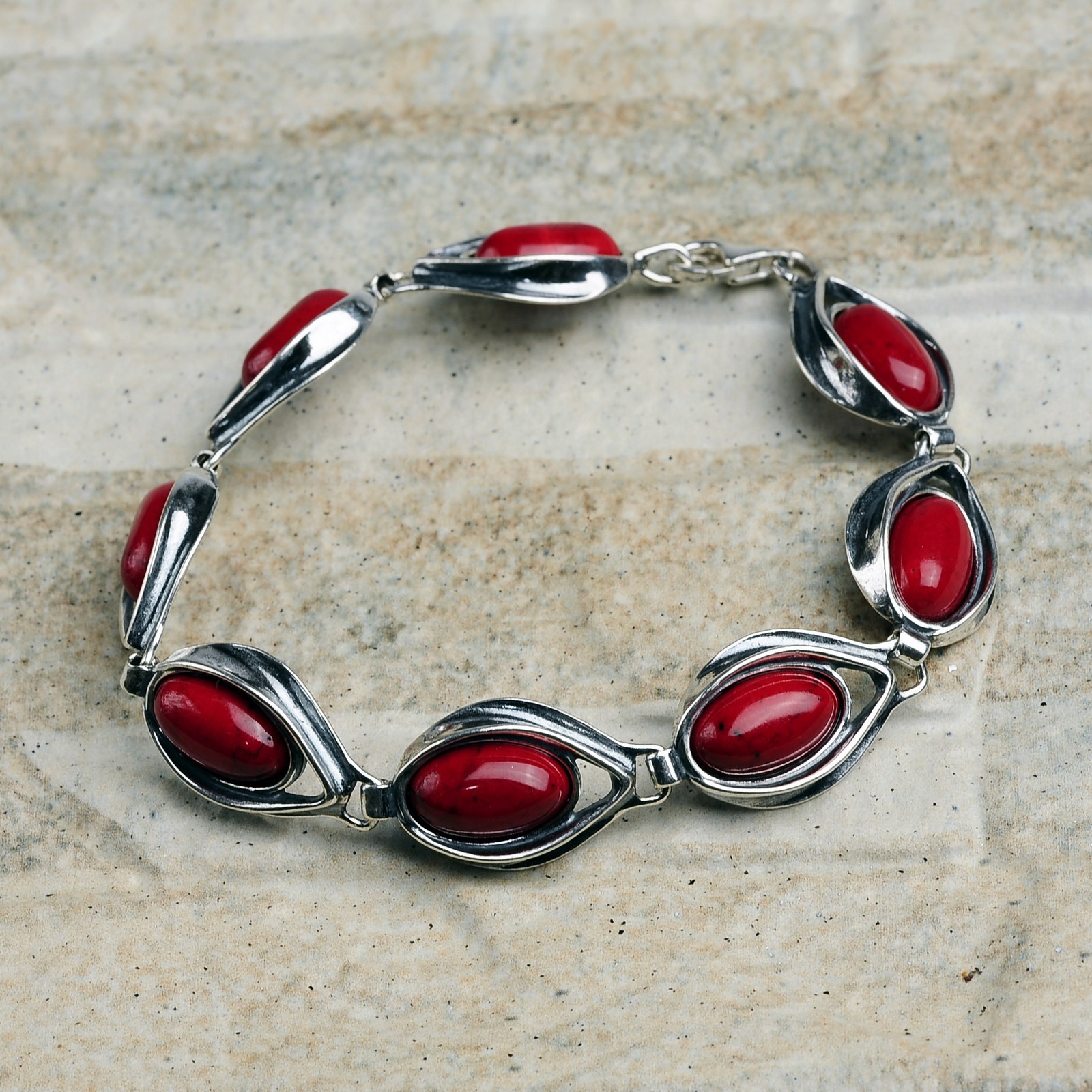 Bracciale Donna Raggi Argento 925 Pietre Colorate e Quadrifoglio