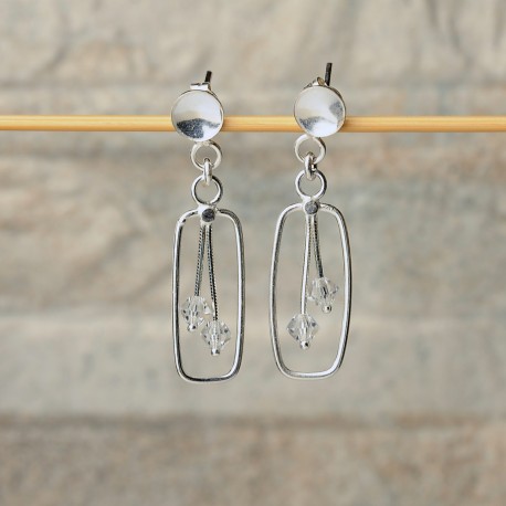 Lotus Silver Orecchini Donna Argento 925 Con Zirconi – Cerchio Lucido – Regalo Ideale Gioiello Trendy