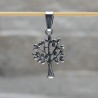 Pendente "Albero della vita" in argento 925 con ambra da Mar Baltico