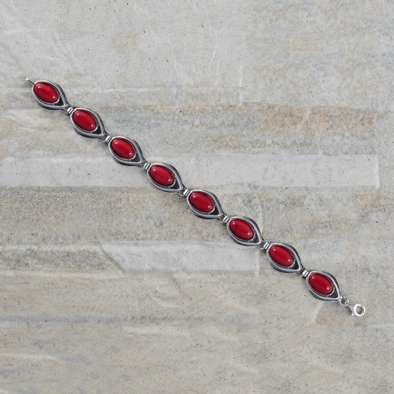 Bracciale Donna Argento 925 Con Placcatura Oro Rosa - Catena Pizzo 5 Mm - Regalo In Confezione