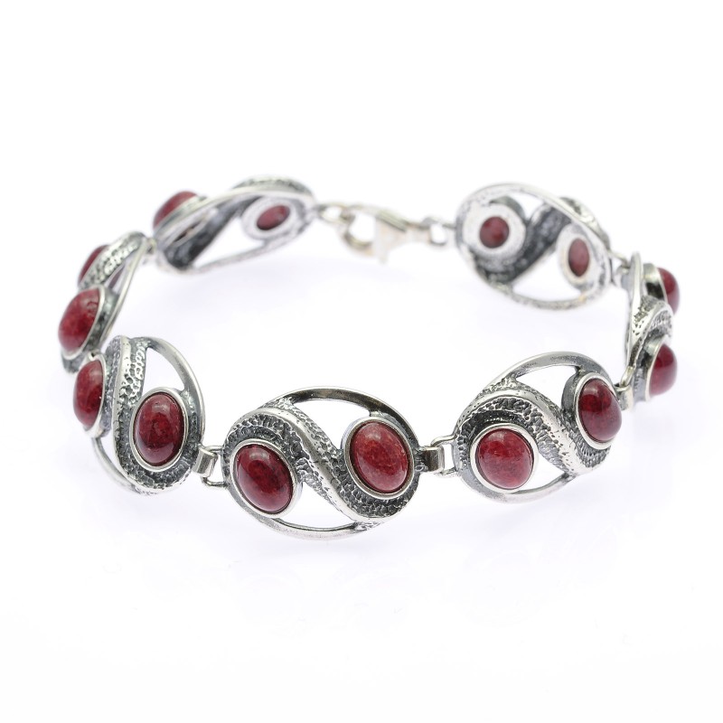 KnSam Bracciale da donna in argento con ciondolo a forma di