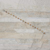 Bracciale "Stelline" in Argento 925 con Ambra da Mar Baltico