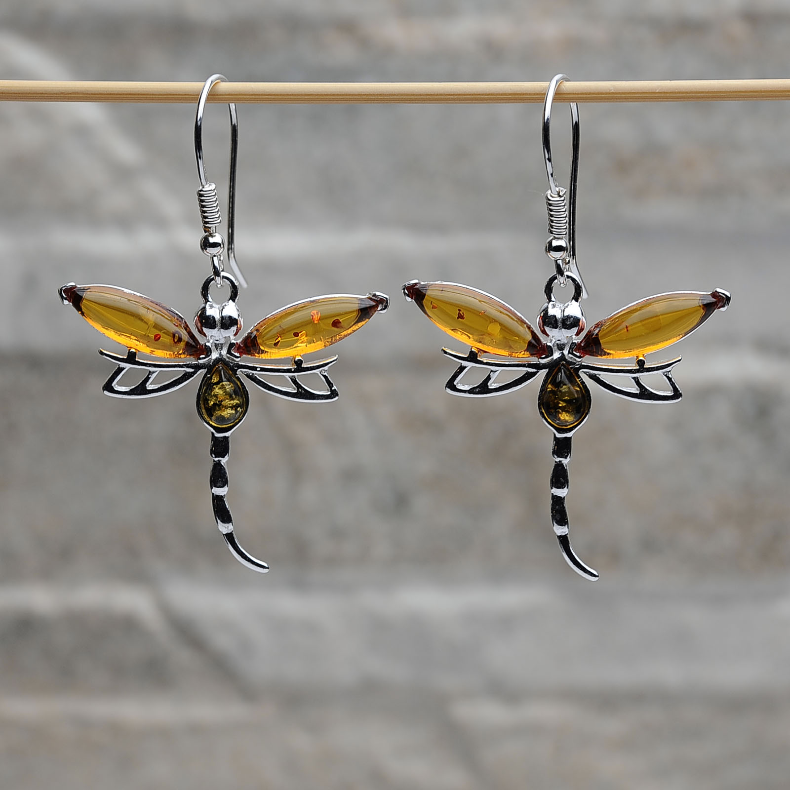 Orecchini pendenti farfalle Tigri-Domestiche-Shop